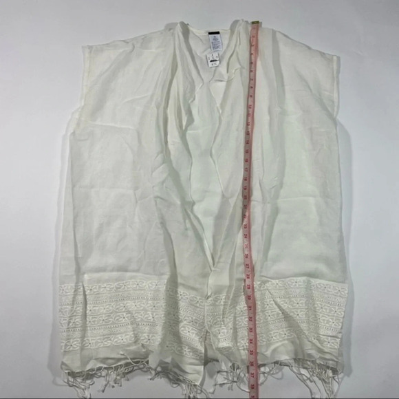 New J Crew Lightweight Beach Poncho In Eyelet - Picture 5 of 5